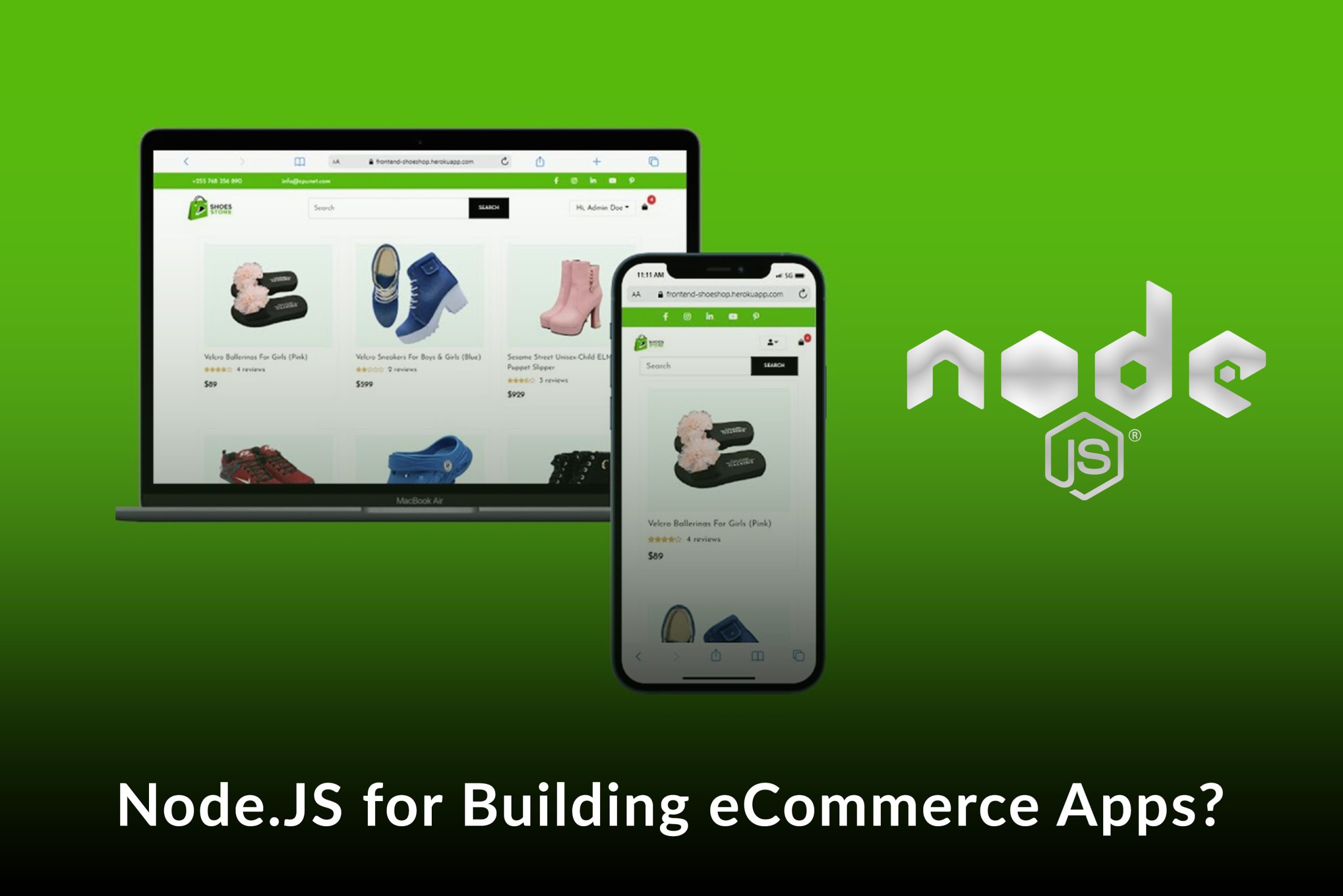 node js for ecommerce app