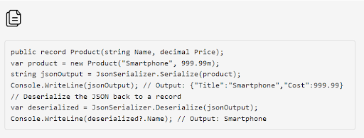 Enhanced JSON Serialization: