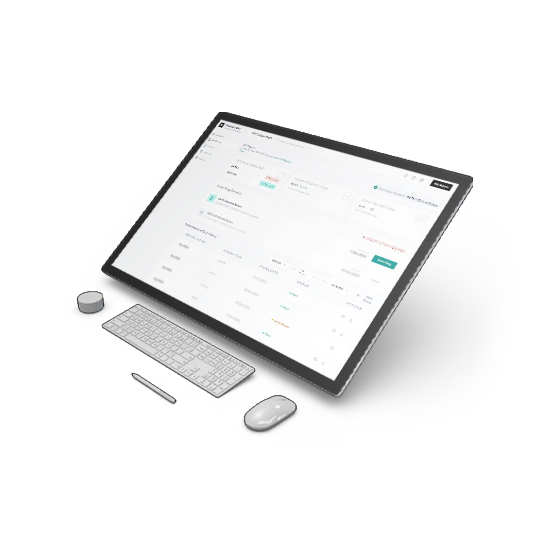 GST filing web app development