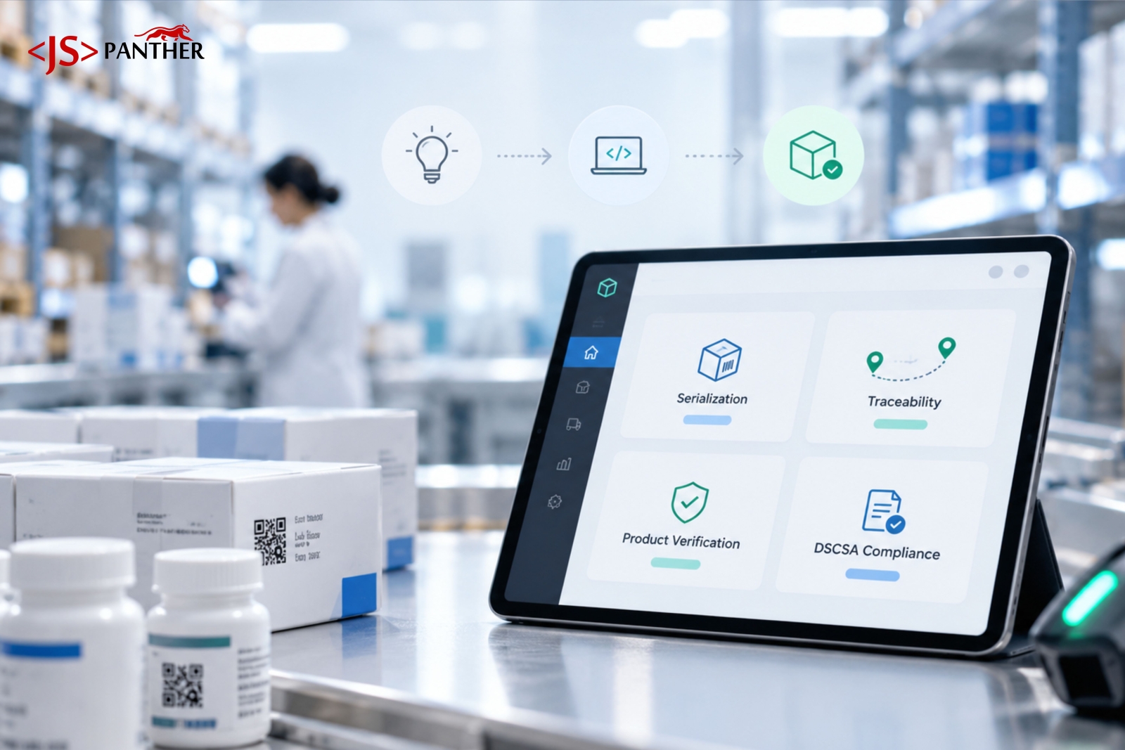 DSCSA-Compliant Pharmaceutical Supply Chain Platform